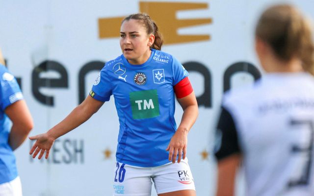 Andrea Mist Pálsdóttir er komin með 200 deildaleiki á ferlinum.