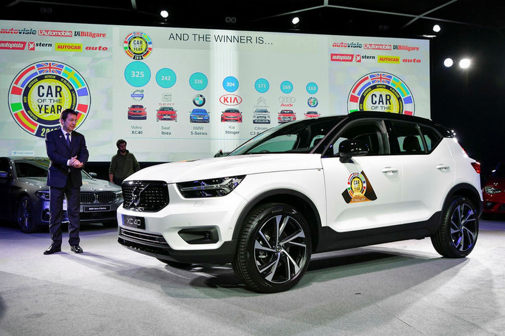 Volvo XC40 er Evrópubíll ársins 2018.