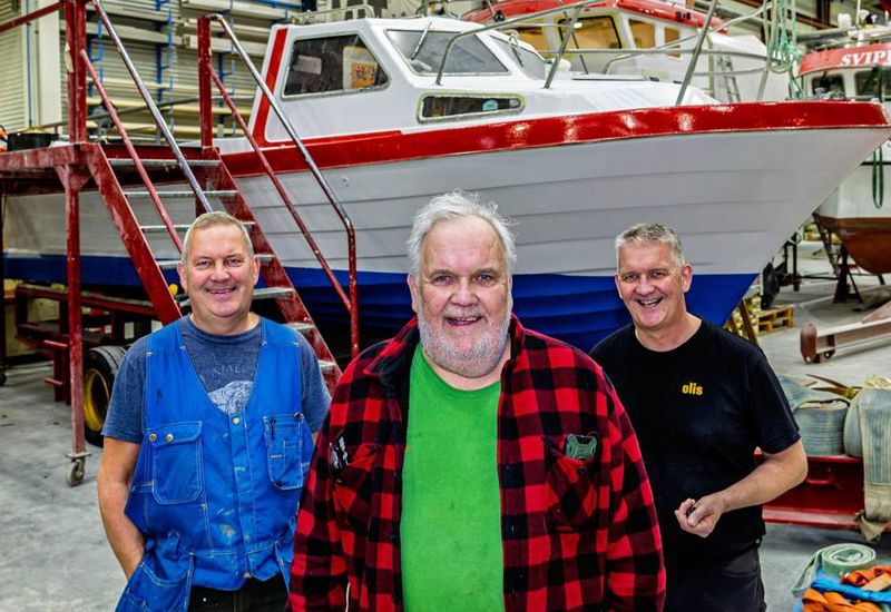 Brothers Eiríkur, Einar and Jón Gauti are eagerly awaiting the launch of Grindjáni GK.