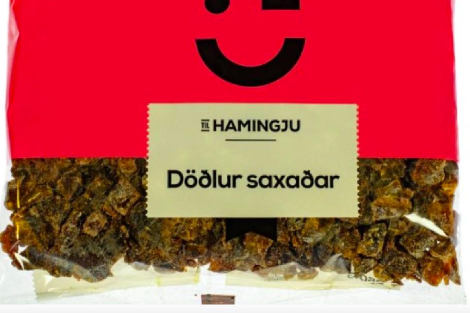 Sala á Döðlur saxaðar frá Til hamingju hefur verið stöðvuð …