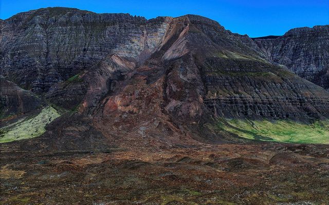 Mikil skriða féll úr Fagraskógarfjalli í byrjun júlí árið 2018. Er hún sú stærsta sem …