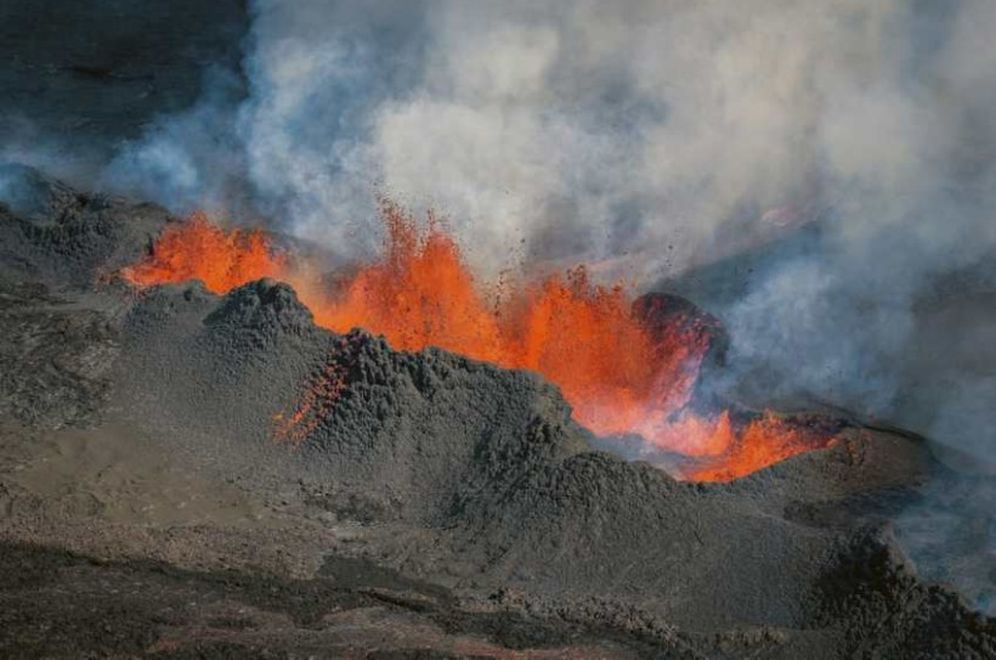 Gos í Holuhrauni