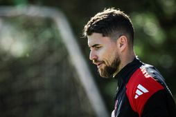 Jorginho á æfingu hjá Arsenal.