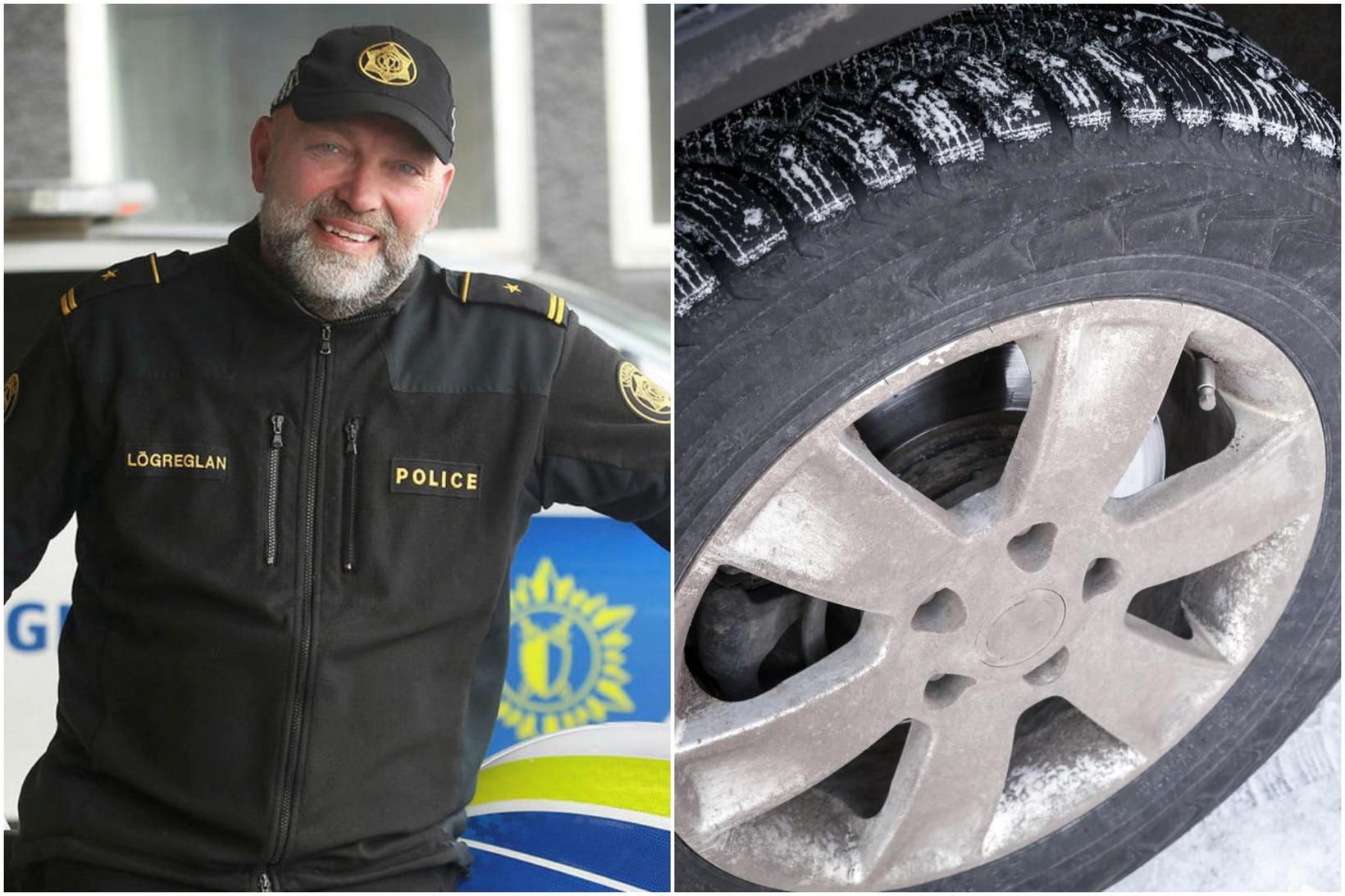 Lögreglan leggur línurnar varðandi nagladekkin