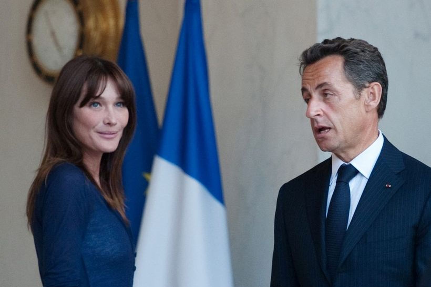 Nicolas Sarkozy og Carla Bruni-Sarkozy árið 2010.