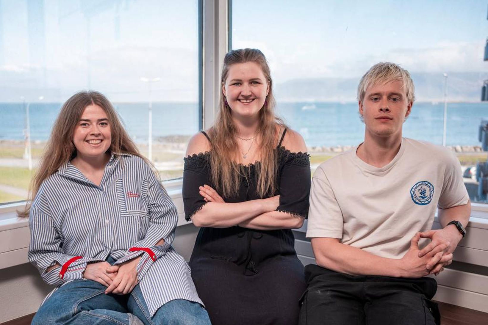 Sigurlaug Guðrún Jóhannsdóttir, Alma Dóra Ríkarðsdóttir og Tristan John Frantz …