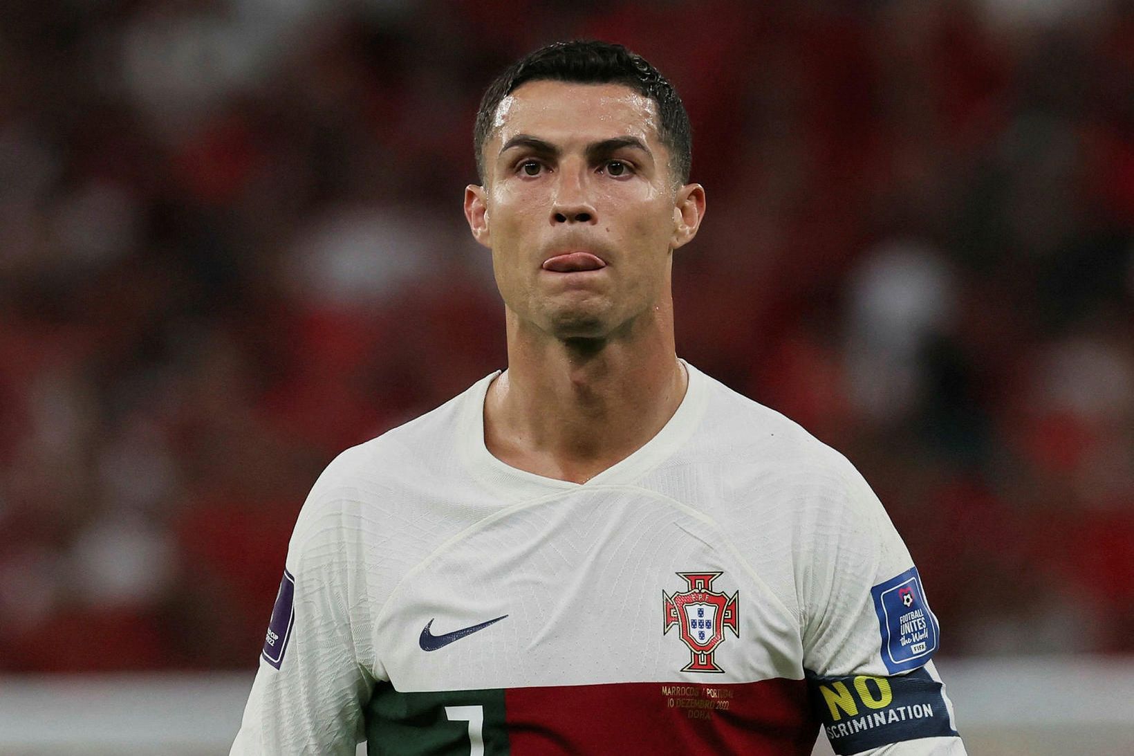 Cristiano Ronaldo, fyrirliði portúgalska landsliðsins.