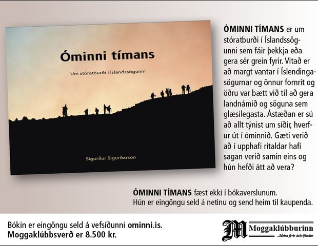 Óminni tímans- bók um stóratburði