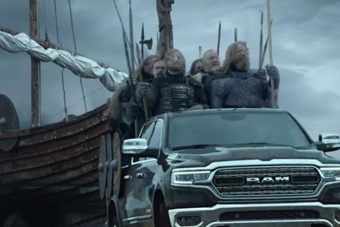 The Vikings-  a commercial laden with references to the Icelandic Vikings, mythology and of course, the Minnesota Vikings.