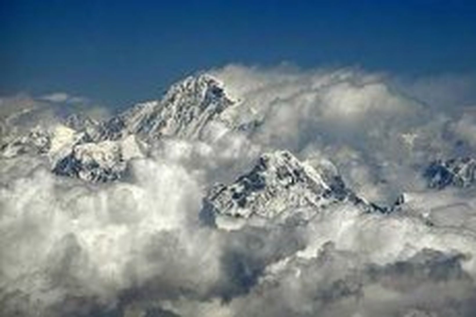 Everestfjalll, hæsta fjall heims.