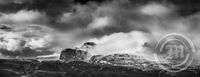 Skýafar við fjöll á sunnanverðu Snæfellsnesi