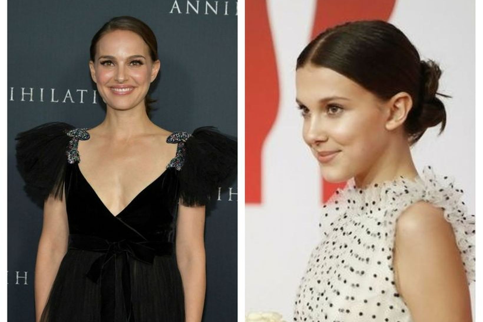 Natalie Portman og Millie Bobby Brown eru líkar.