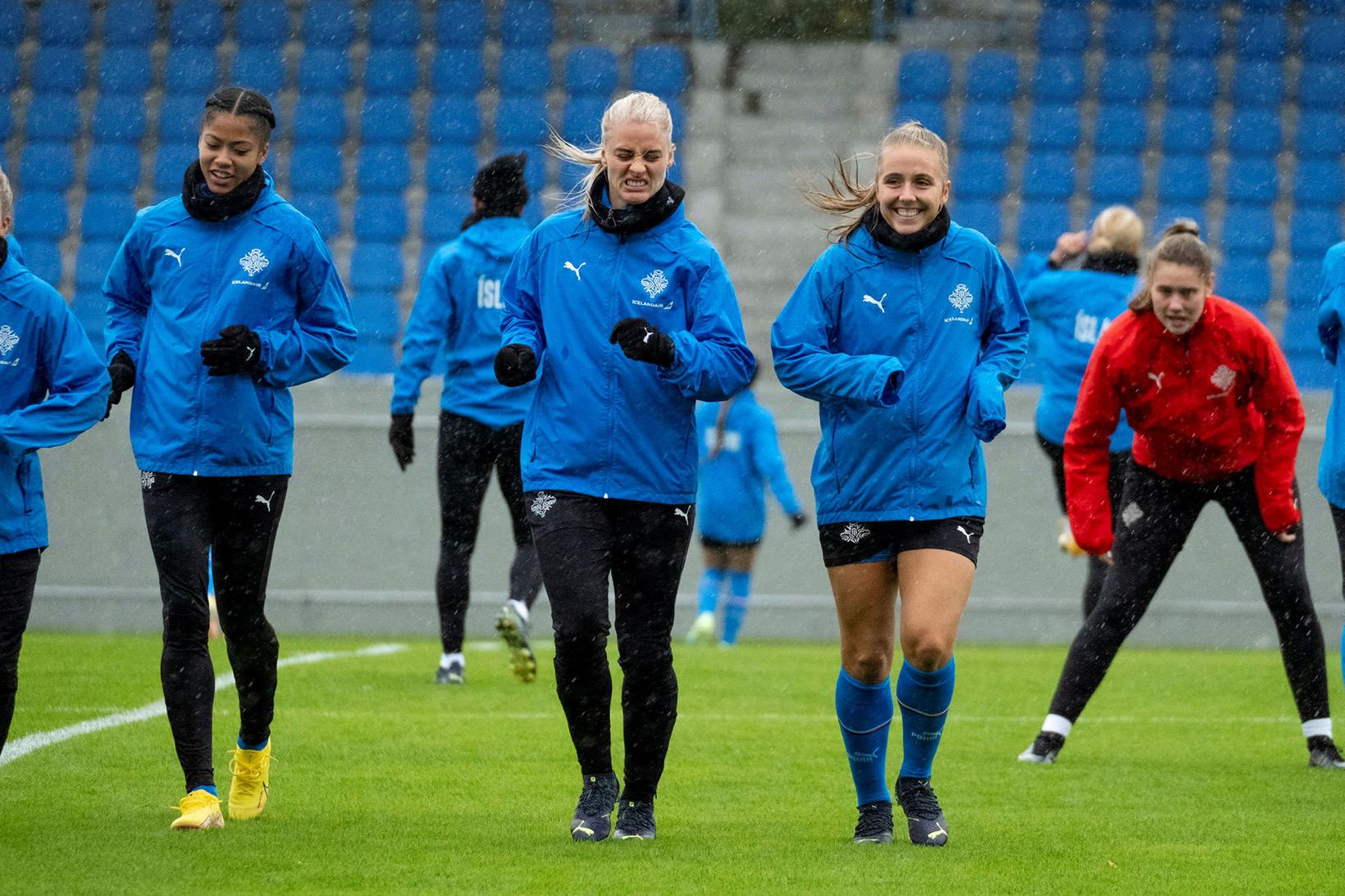 Svava Rós Guðmundsdóttir og Guðrún Arnardóttir mættust í Malmö í …