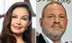 Ashley Judd og Harvey Weinstein á samsettri mynd.
