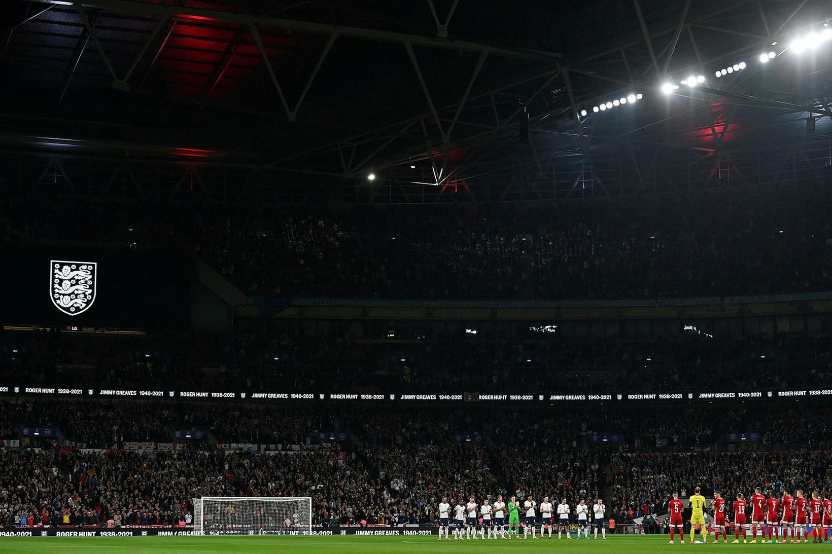 Wembley-leikvangurinn verður tómur næst þegar England á keppnisleik á honum.