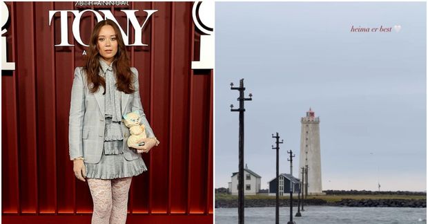 Laufey deildi myndskeiði af Gróttuvita í story á Instagram í gærdag.