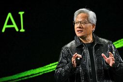 Jen­sen Huang, for­stjóri Nvidia. Fyrirtækið hefur orðið fyrir þungu höggi vegna DeepSeek.