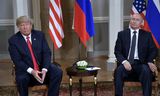 Trump og Pútín hallast hvor í sína áttina á fundi sínum í Helsinki í Finnlandi …