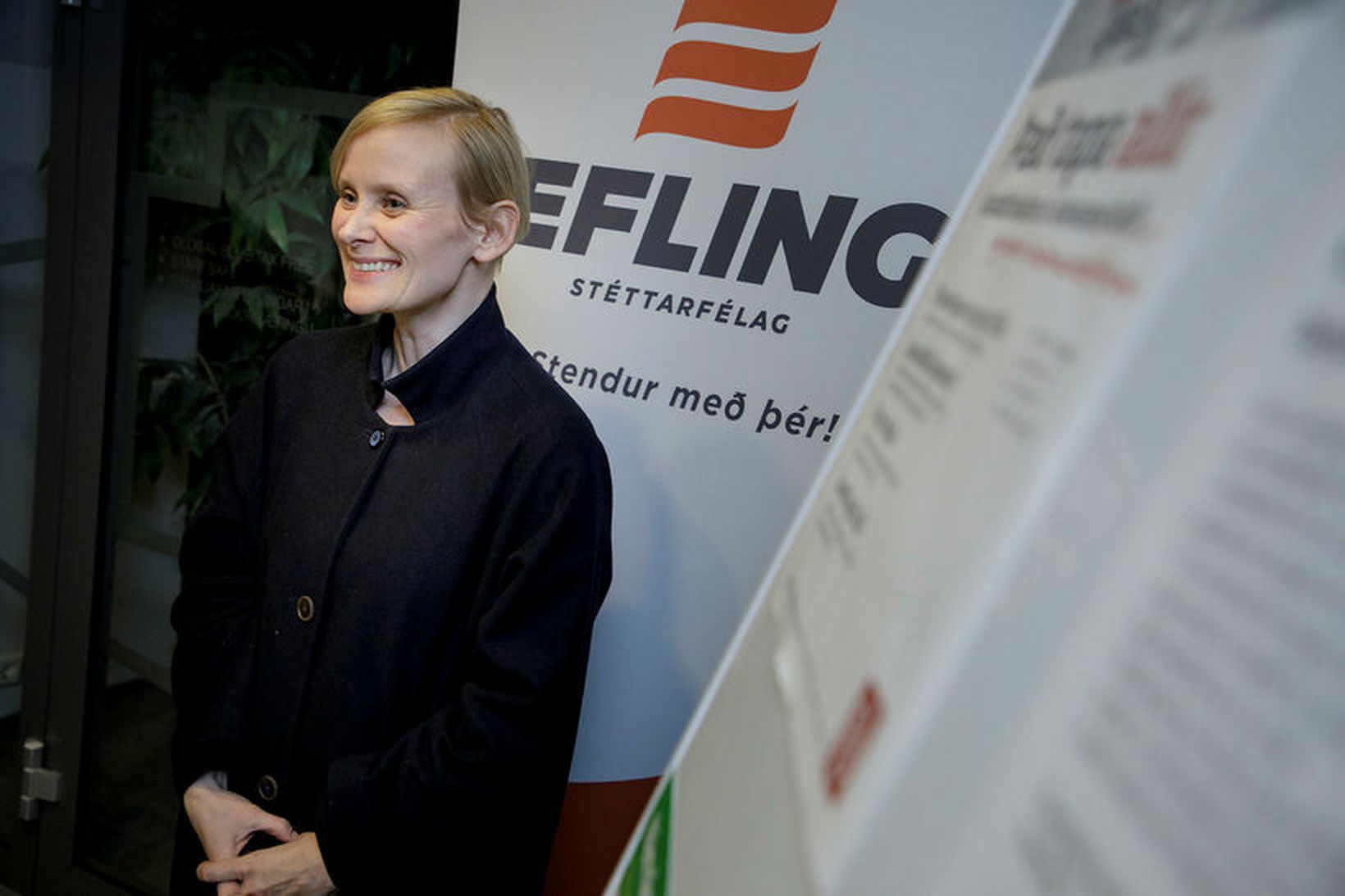 Sólveig Anna Jónsdóttir, formaður Eflingar. Samn­inga­nefnd Efl­ing­ar samþykkti í gær …