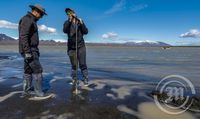 Vísindaleiðangur NASA við Sandavatn