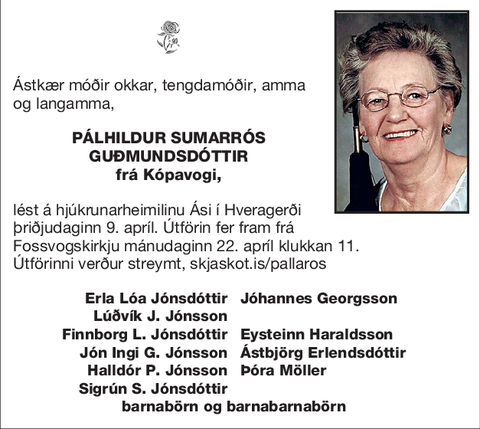 Pálhildur Sumarrós Guðmundsdóttir