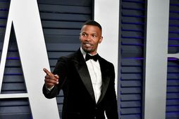 Jamie Foxx var í góðu stuði.