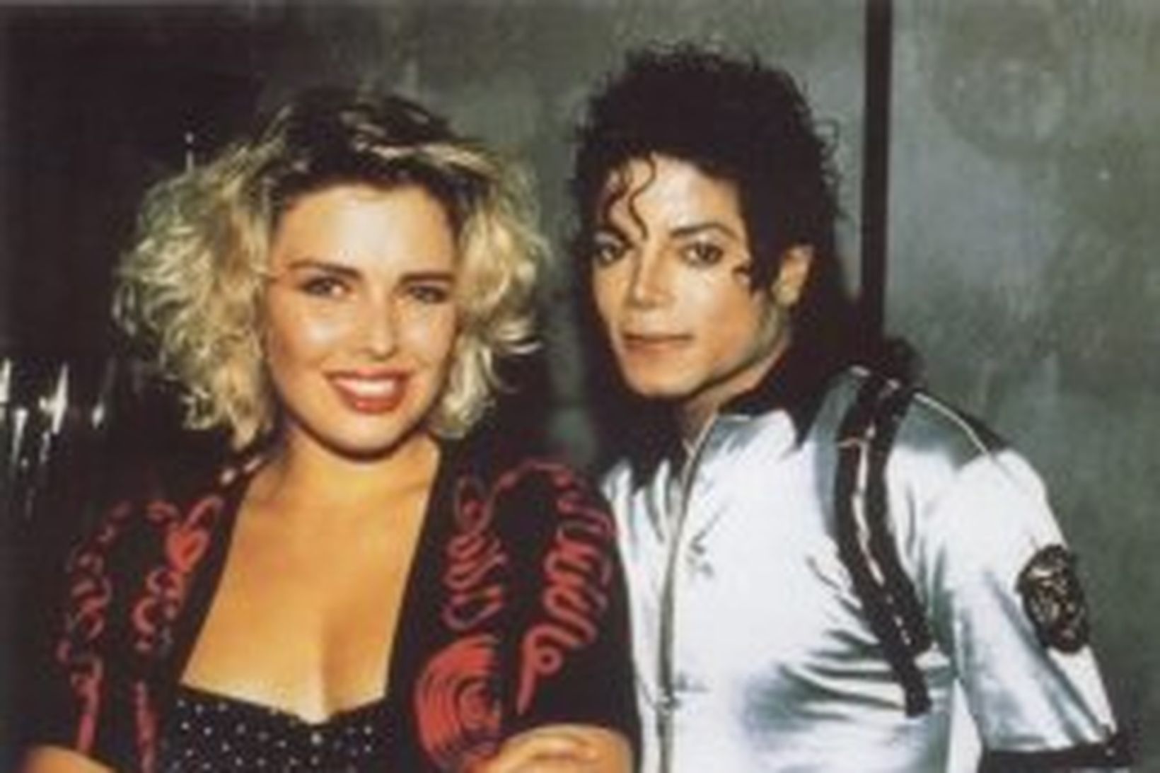 Kim Wilde ásamt Michael Jackson árið 1988.