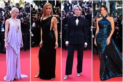Tískan á Cannes þykir vera elegant.