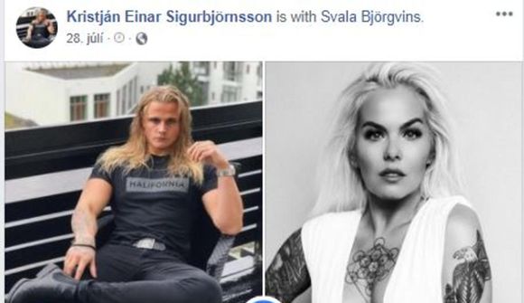 Kristján og Svala Björgvins skrá sig í samband á Facebook 