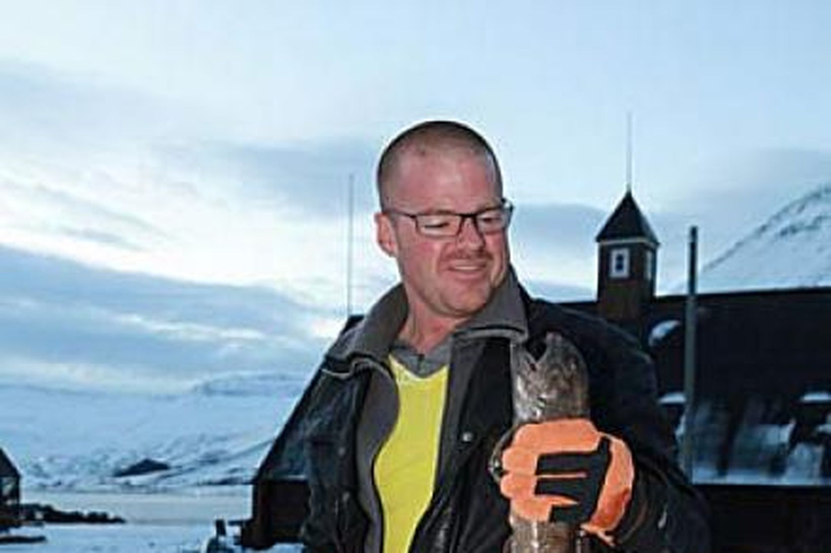 Heston Blumenthal með steinbítinn.