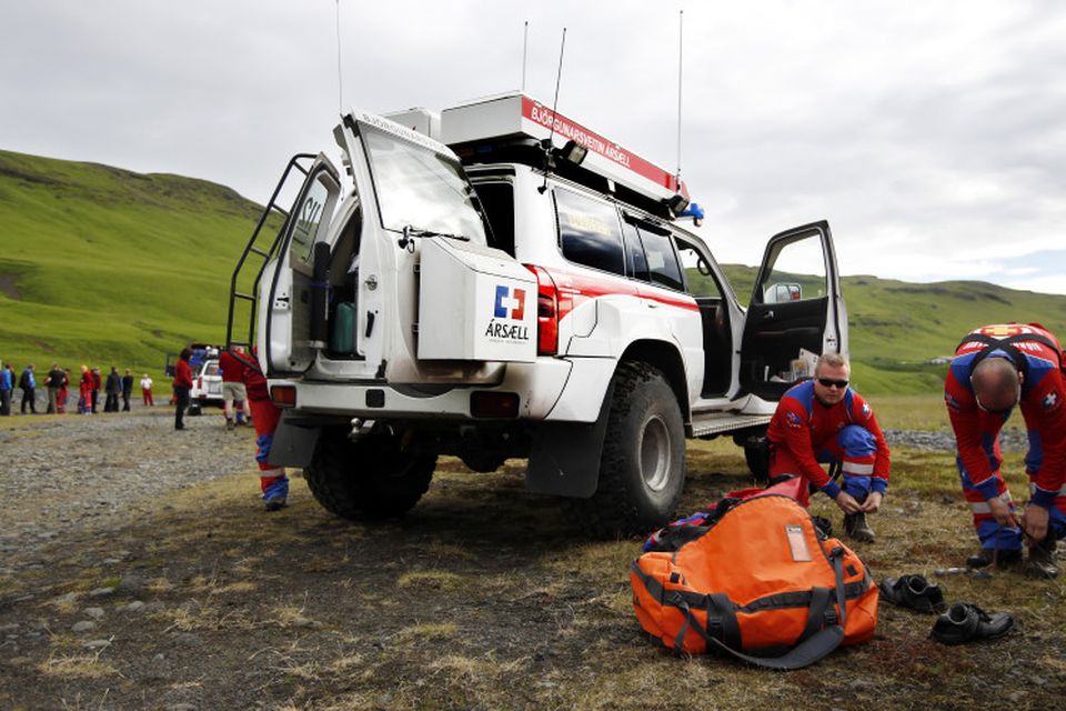 Leitað í Bleiksárgljúfri laugardaginn 28. júní 2014