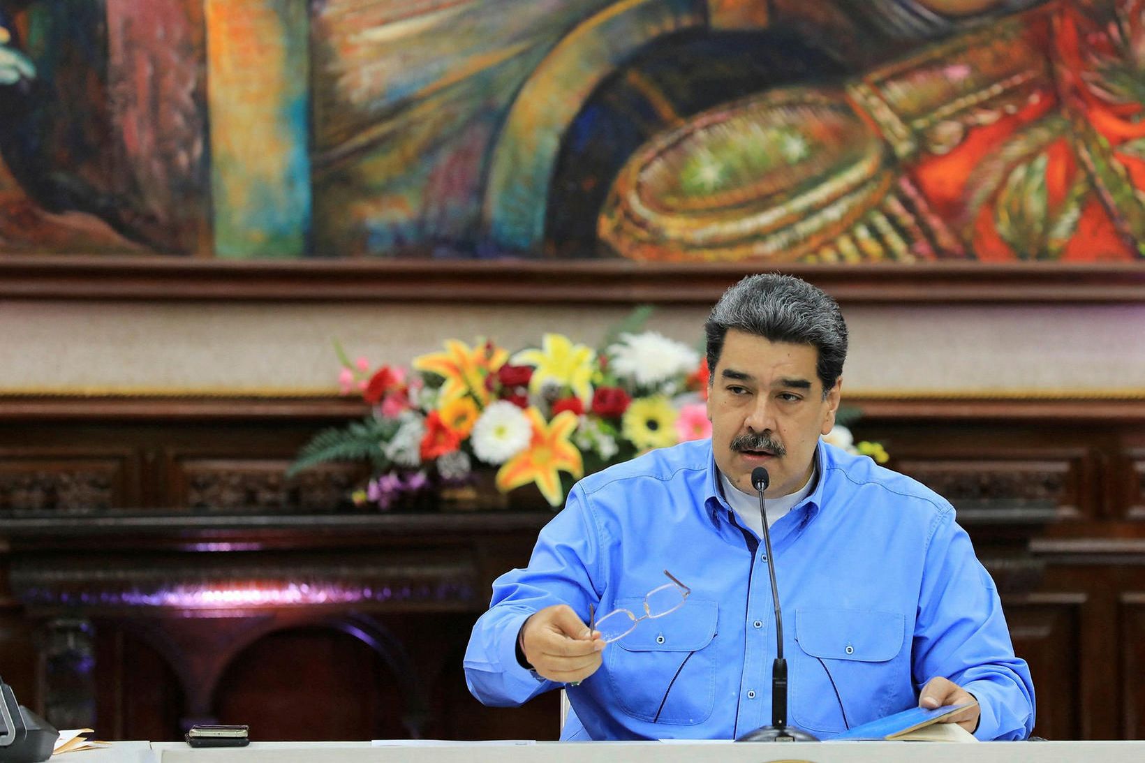 Maduro tók við sem forseti landsins árið 2013.