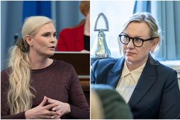 Hildur Sverrisdóttir, þingflokksformaður Sjálfstæðisflokksins, og Þorbjörg Sigríður Gunnlaugsdóttir dómsmálaráðherra.