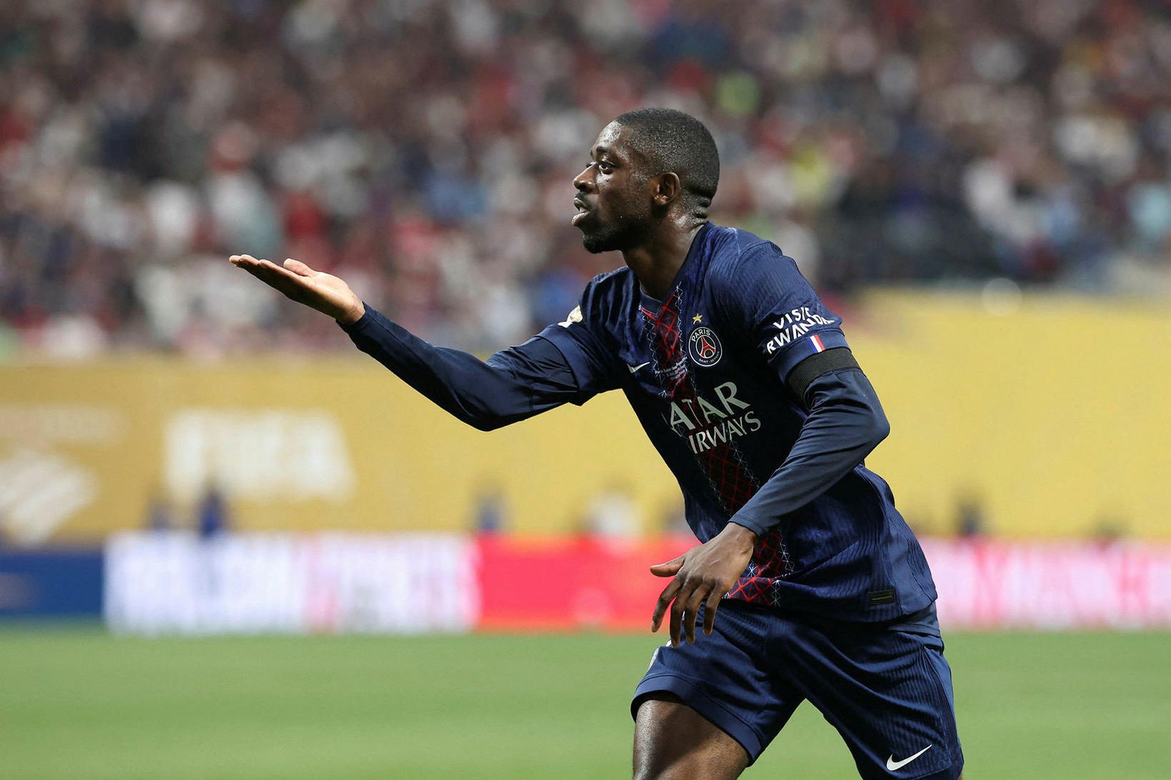 Ousmane Dembéle skoraði seinna mark París SG.