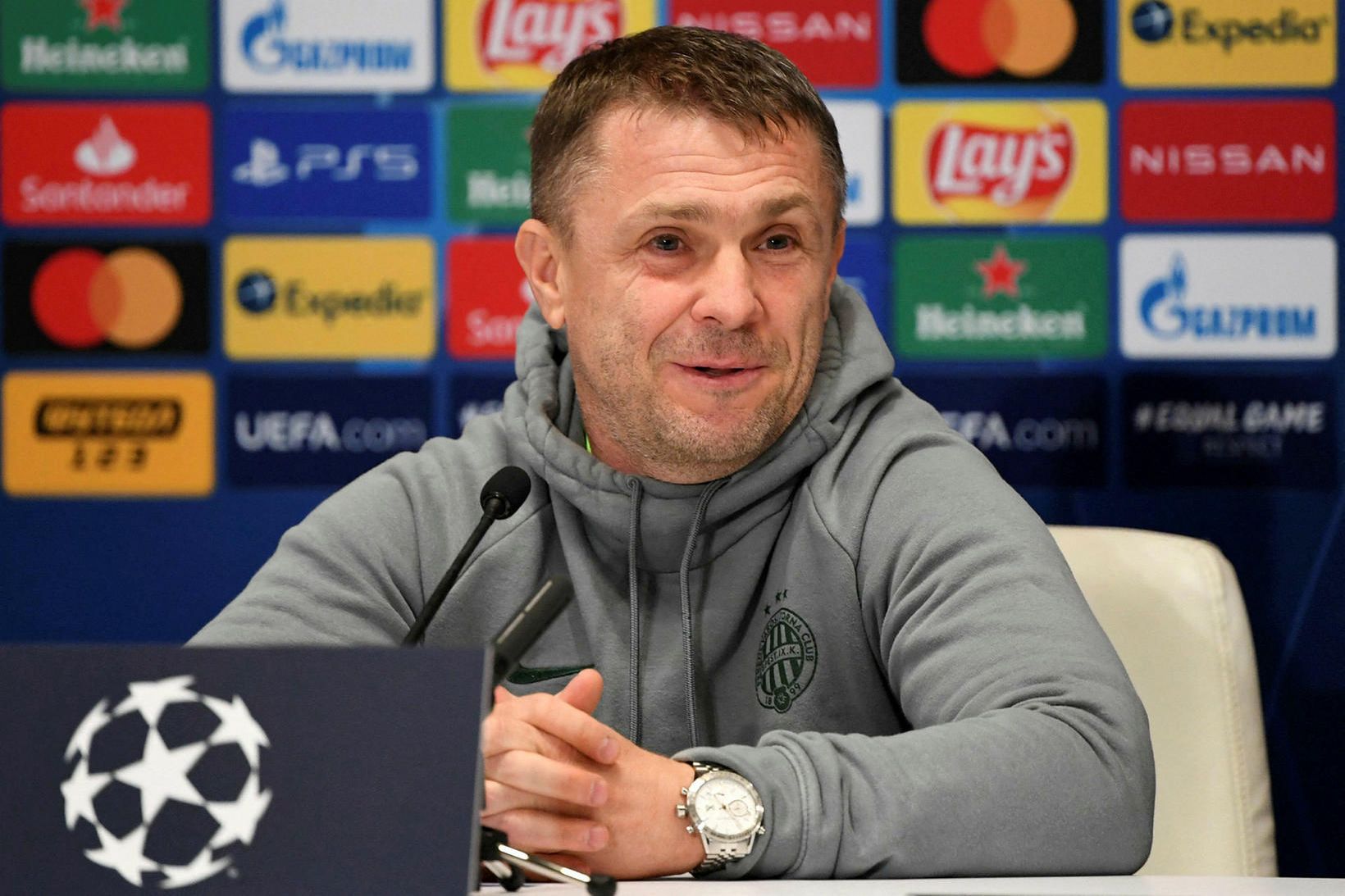 Serhiy Rebrov tekur við liði Úkraínu.