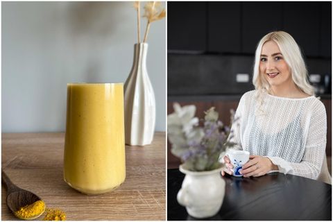 Kristín Amy Dyer er áhugakona um næringu og heilbrigðan lífsstíl. Hún gerði þennan frábæra þeyting …