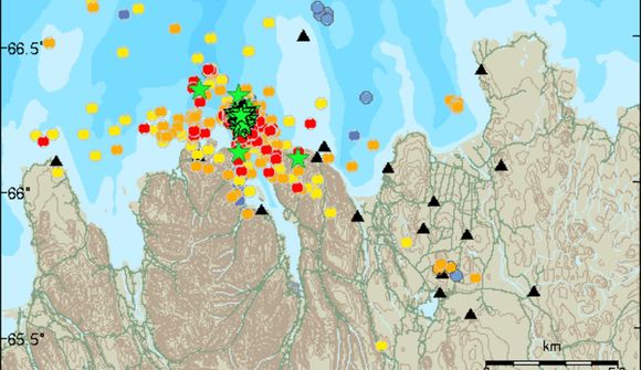 Tveir 4 stiga skjálftar skammt frá Siglufirði