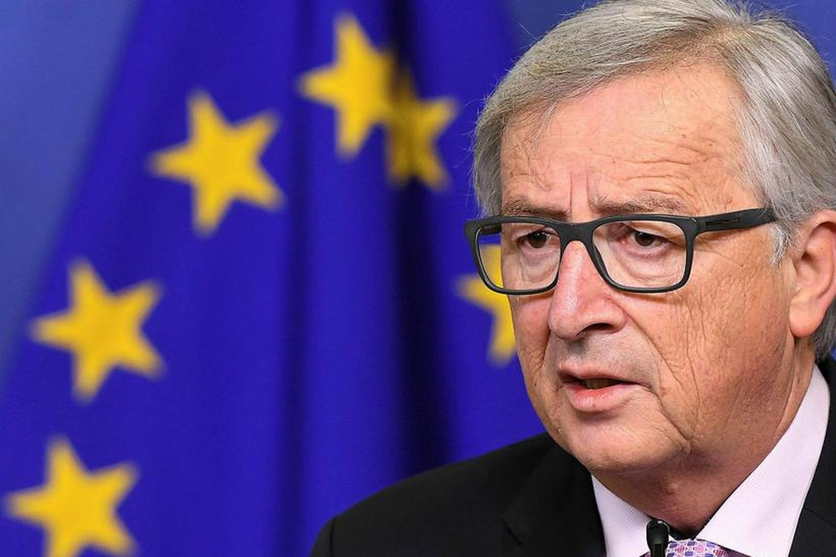 Jean-Claude Juncker, forseti framkvæmdastjórnar ESB, segir Bretum óheimilt að leita …