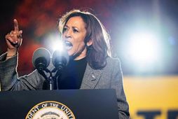 Kamala Harris þarf að spýta í lófana miðað við kannanir.