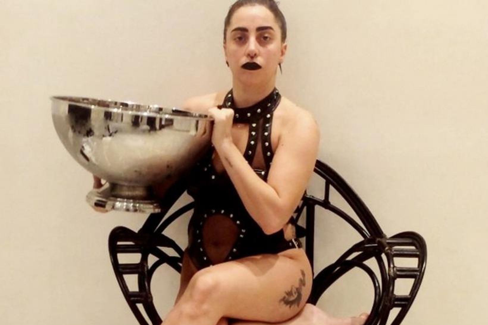 Lady Gaga tók að sjálfsögðu þátt.