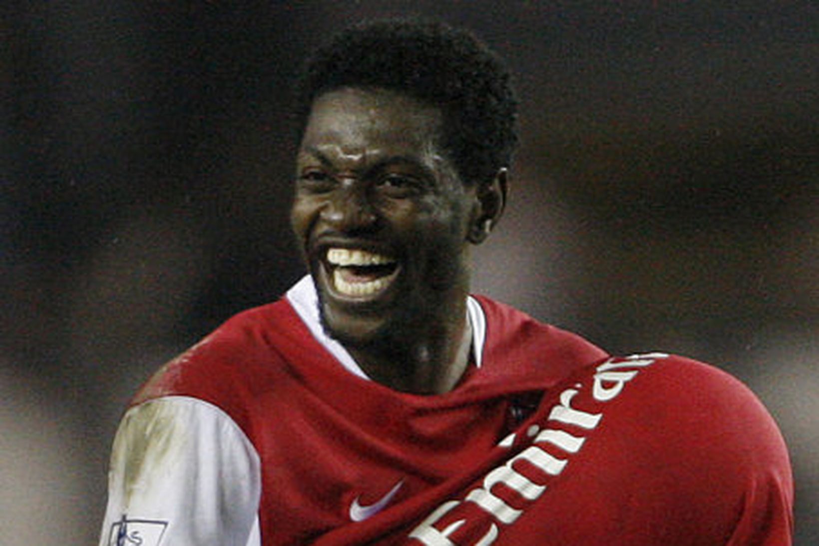 Emmanuel Adebayor framherjinn snjalli í liði Arsenal.