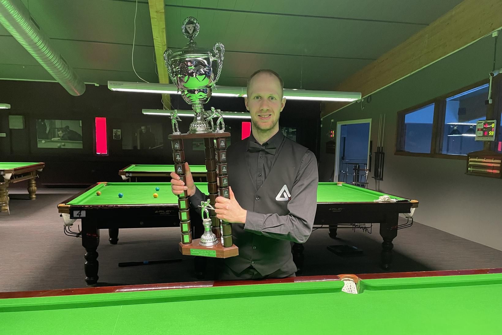 Sigurður Íslandsmeistari í snóker