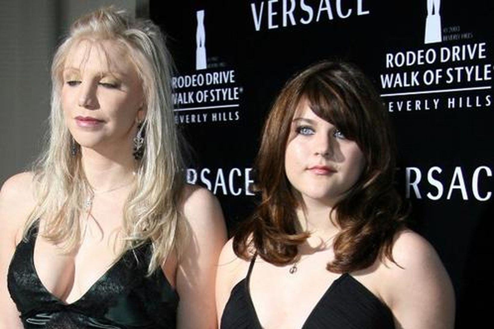 Courtney Love og dóttir hennar Frances Bean Cobain árið 2007.