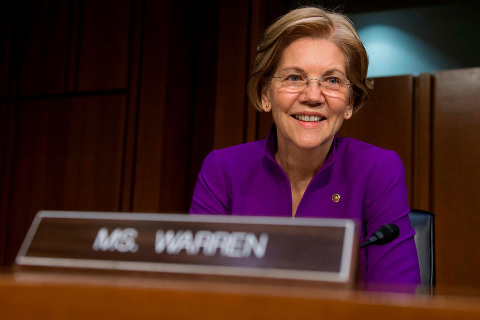 Elizabeth Warren, öldungadeildarþingmaður fyrir Massachusetts.