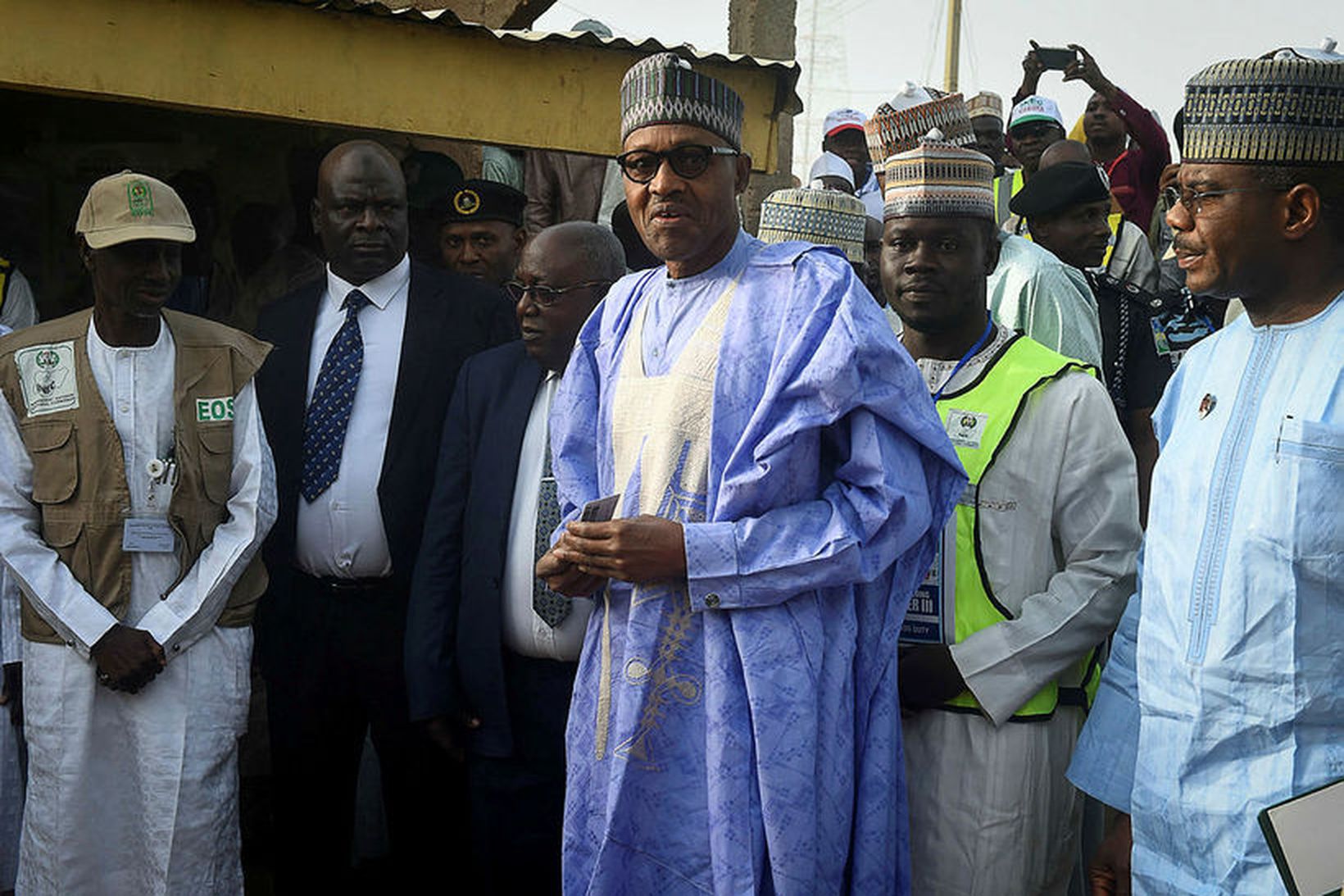 Muhammadu Buhari hefur verið endurkjörinn í embætti forseta Nígeríu.