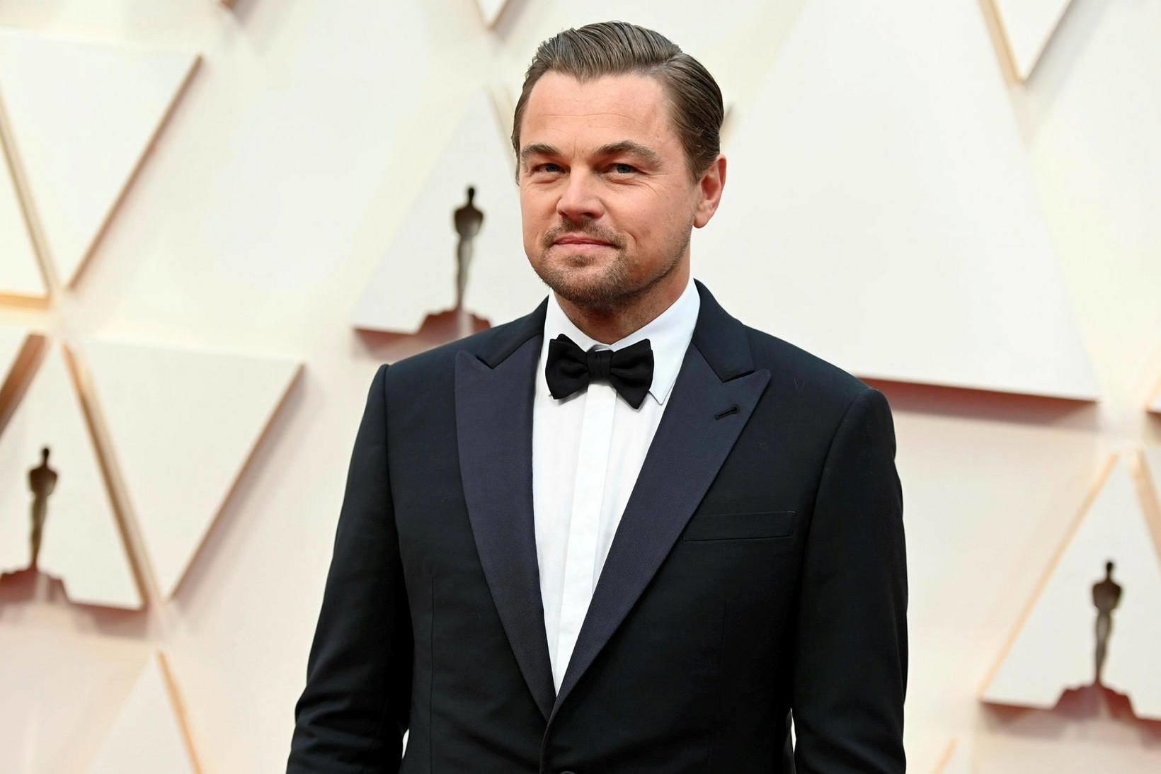 Leonardo DiCaprio er ekki með ungu fyrirsætunni.