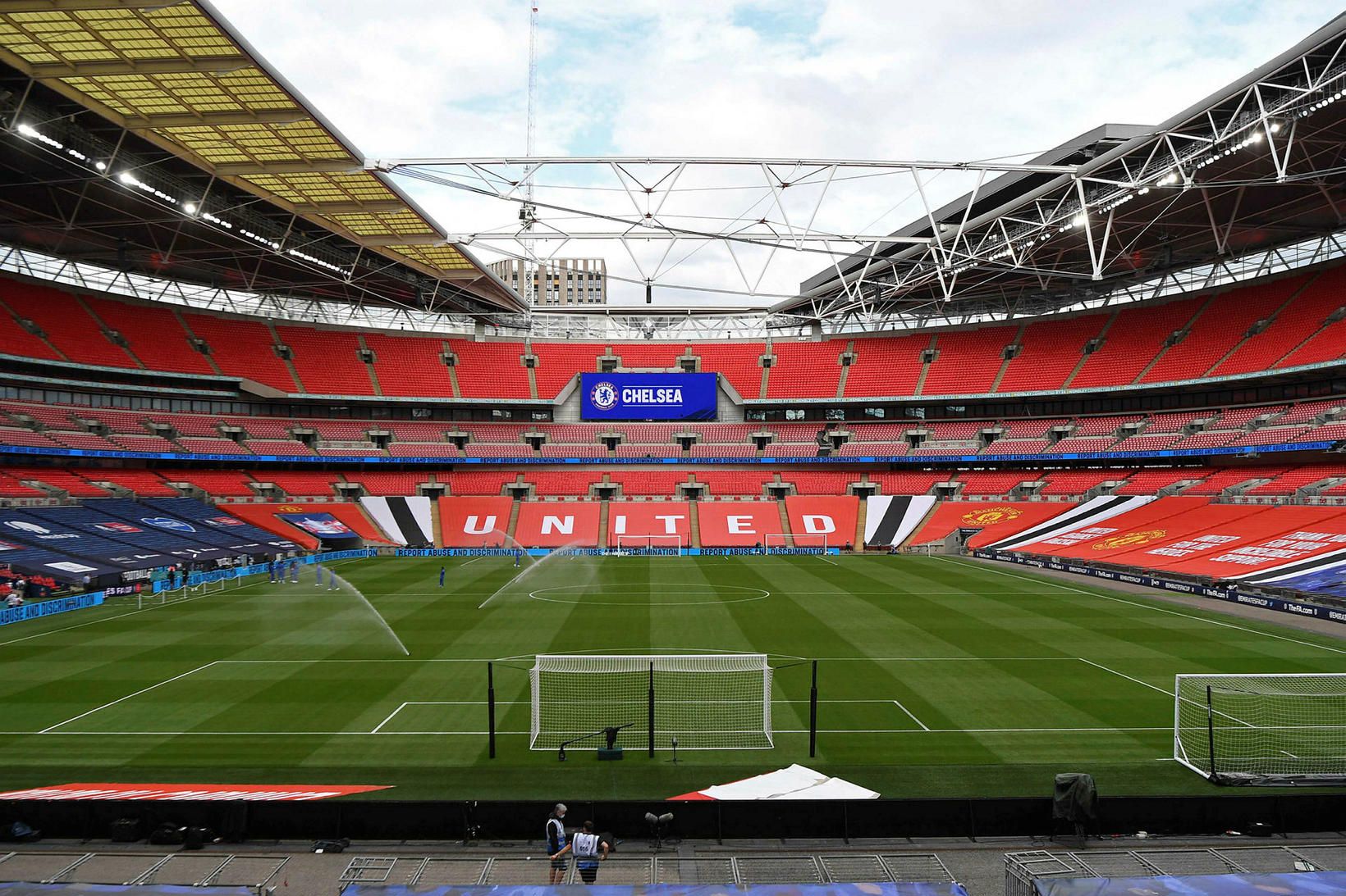 Úrslitaleikur EM 2021 fer fram á Wembley í London.