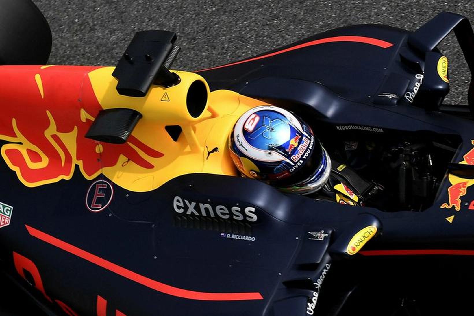 Daniel Ricciardo á ferð í Monza fyrir 10 dögum.