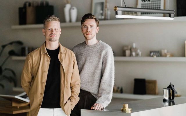 Einar og Aron eru grafískir hönnuðir og eigendur verslunarinnar Mikado í miðbæ Reykjavíkur.