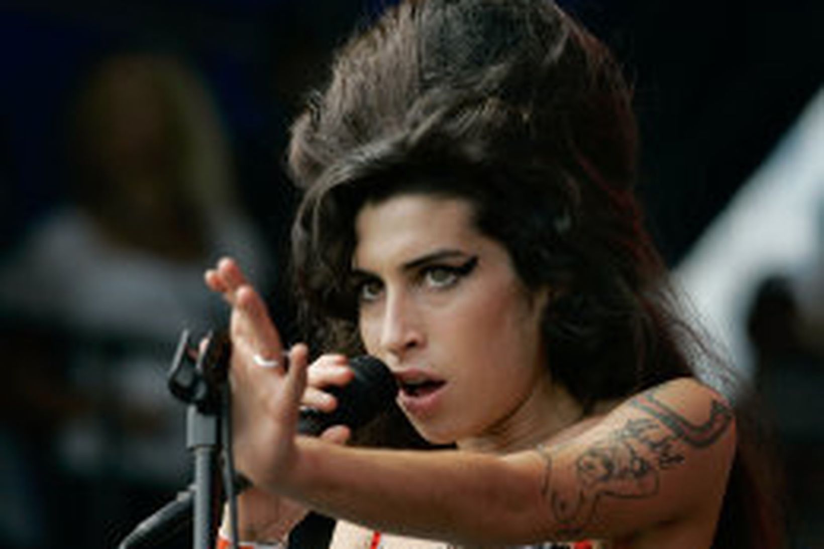 Breska söngkonan Amy Winehouse